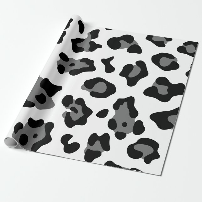 snow leopard wrapping paper (Unrolled)