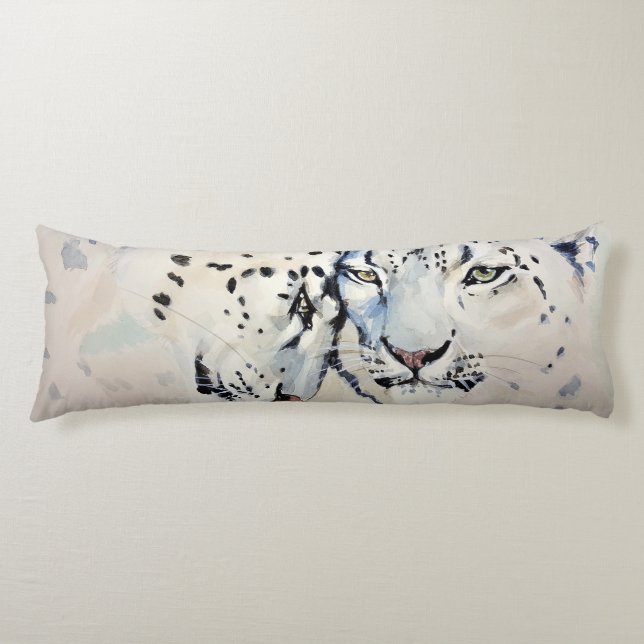 Snow Leopards Body Cushion (Front)