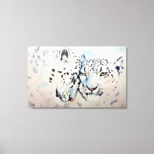 Snow Leopards Canvas Print
