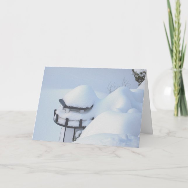 Snow Lighthouse Card (Front)