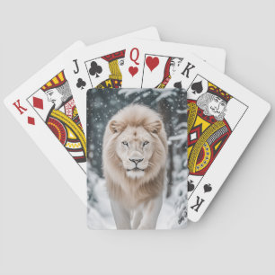 Snow Lion Playing Cards