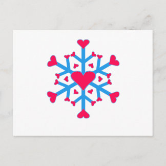 Snow Love - Postcard - Horizontal