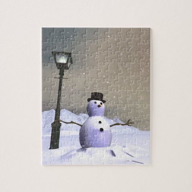 Snow Man Puzzle (Vertical)