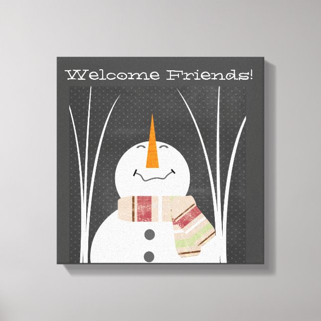 Snow man sign (Front)