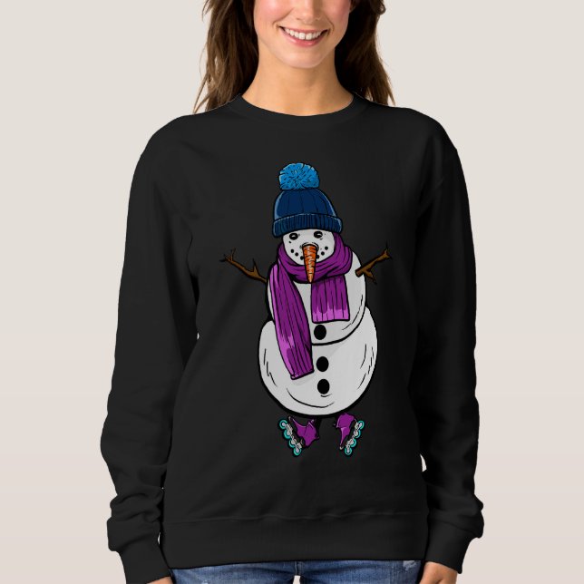 Snow Man Skates Sweatshirt (Front)