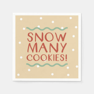 Snow Many Cookies Napkins