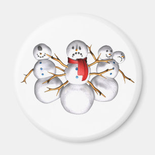 Snow monsters magnet