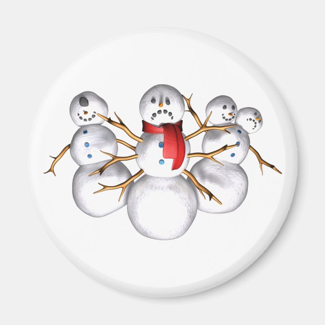 Snow monsters magnet (Front)