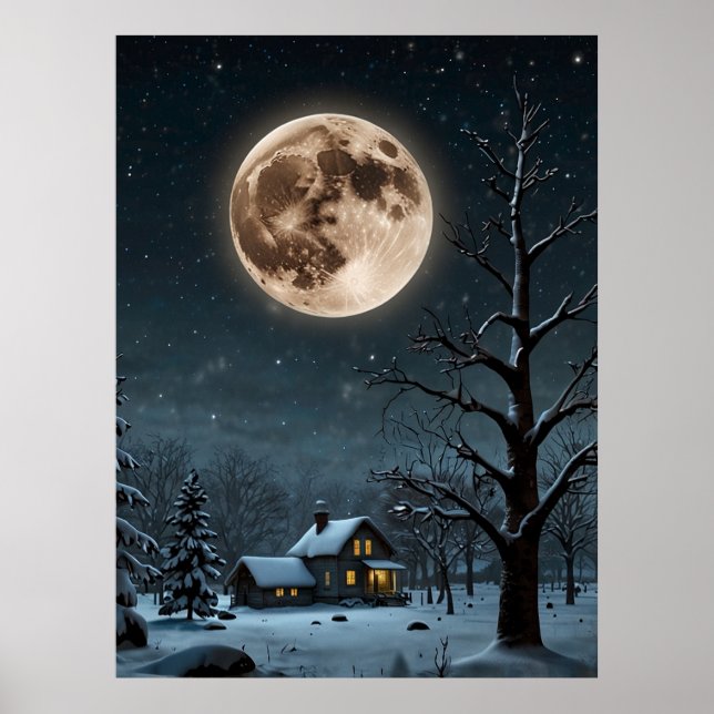 SNOW MOON POSTER (Front)