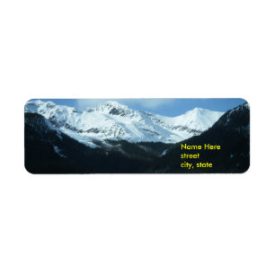 Snow Mountain Address Labels