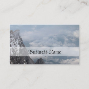 Snow mountain business card