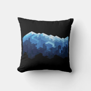 Snow mountain cushion