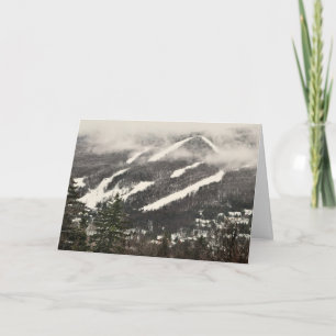 Snow Mountain Greetings Card