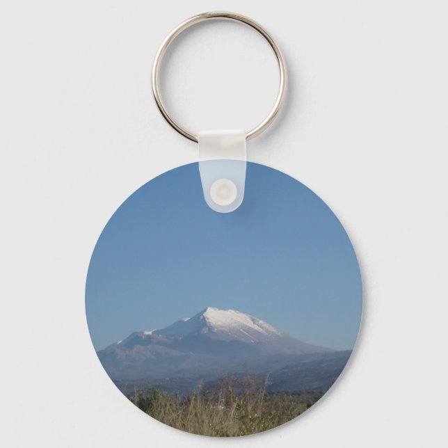 Snow Mountain Keychain (Front)