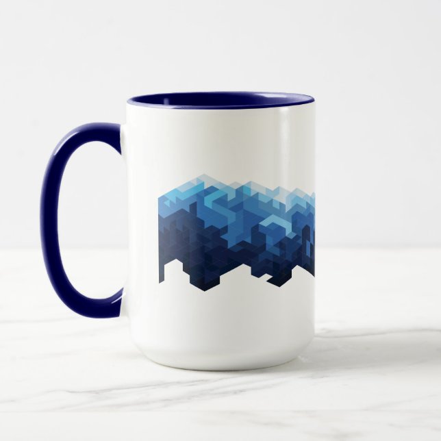 Snow mountain  mug (Left)