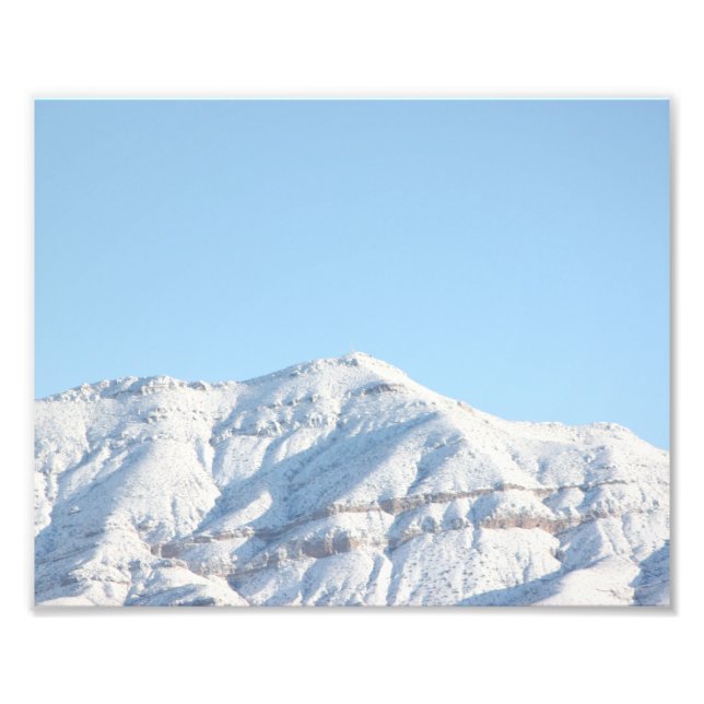 Snow Mountain Photo Print (Front)