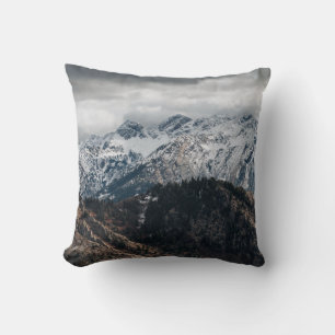 SNOW MOUNTAIN RANGE WALLPAPER CUSHION