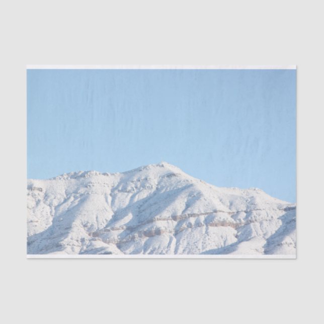Snow Mountain Tissue Paper (Front)