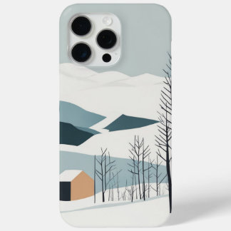 Snow Mountains Abstract Art Phone Case