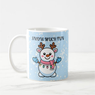 Snow Much Fun   Cute Winter Coffee Mug