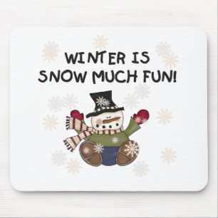 Snow Much Fun Mouse Mat