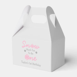 Snow Much Fun To Be One Favour Box