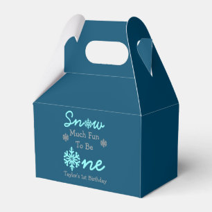 Snow Much Fun To Be One Favour Box