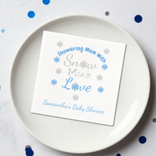 Snow Much Love Baby Shower Napkin