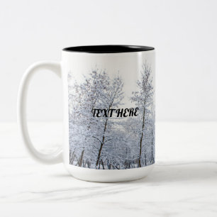Snow Mug with custom message