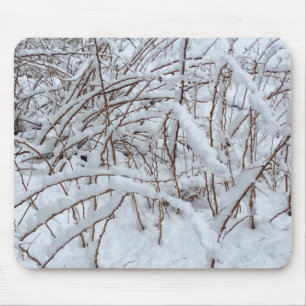 Snow on a Raspberry Patch --- Mouse Mat