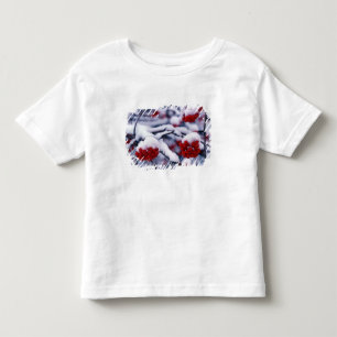 Snow on European Mountain Ash Berries, Utah. Toddler T-Shirt