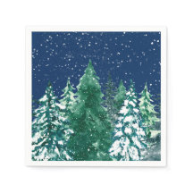Snow on Pines
