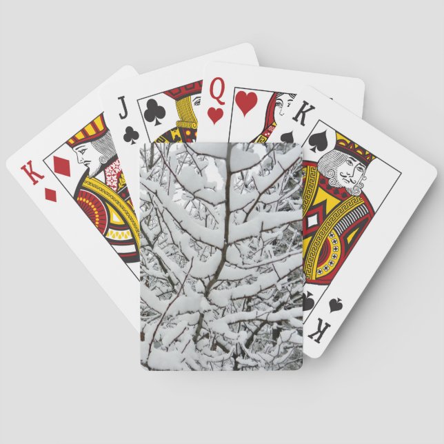 SNOW ON THE BRANCHES   PLAYING CARDS (Back)