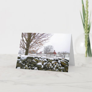 Snow on the farm - Hollis NH Holiday Card
