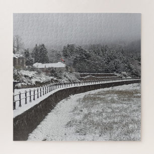 Snow On The Prom Jigsaw Puzzle