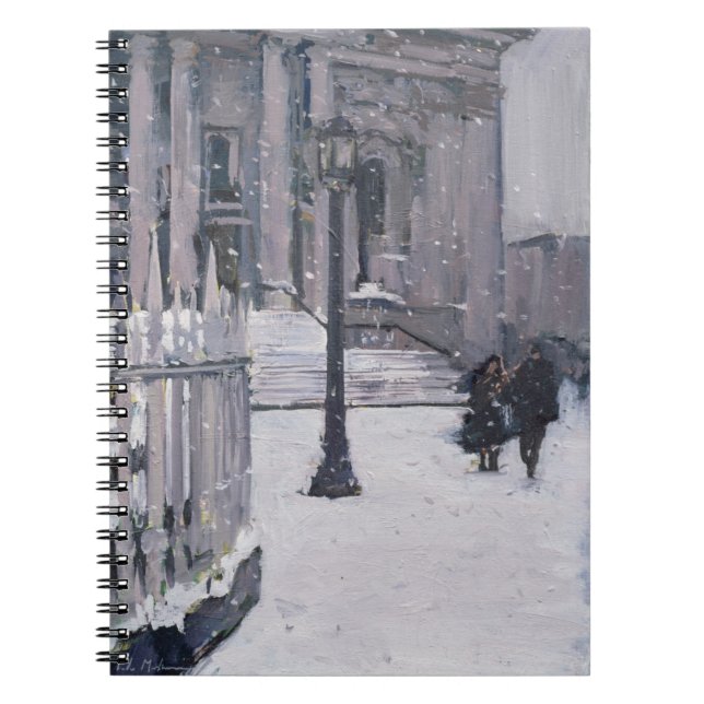 Snow outside St. Paul's 2009 Notebook (Front)
