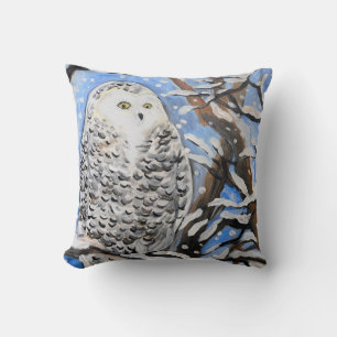 Snow Owl Cushion
