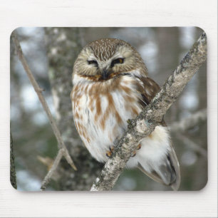 Snow Owl Mouse Mat
