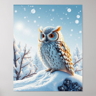 Snow Owl   Poster