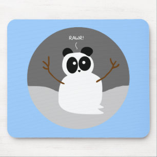 Snow Panda Mouse Mat