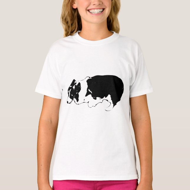 Snow-path corgi confidence T-Shirt (Front)