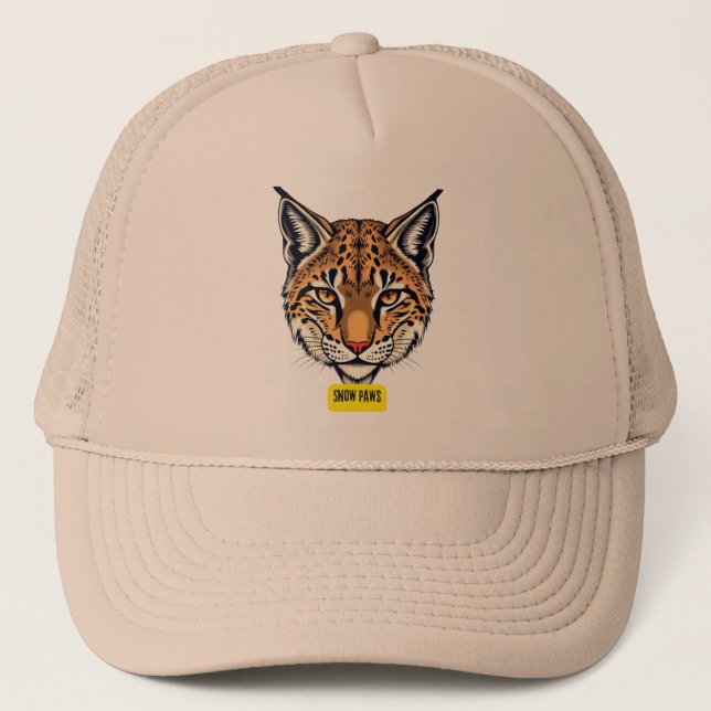 Snow Paws Trucker Hat (Front)
