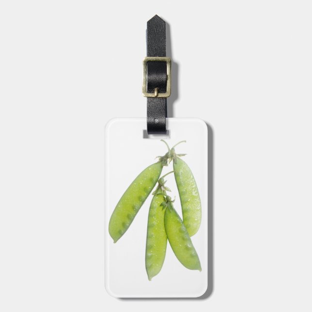 Snow Peas Luggage Tag (Front Vertical)