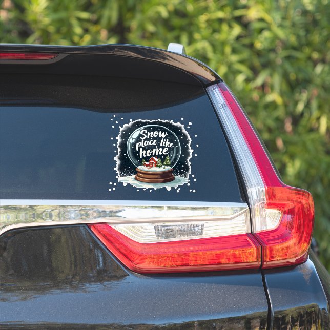 Snow Place Like Home Holiday Quote (Car Side)