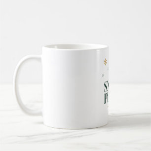 Snow Plans Today Winter Snowflake Typography Coffee Mug