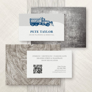 Snow Plough Business Card