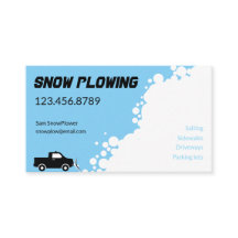 Snow Plough Company Business Card