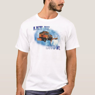 Snow Plough Design T-Shirt
