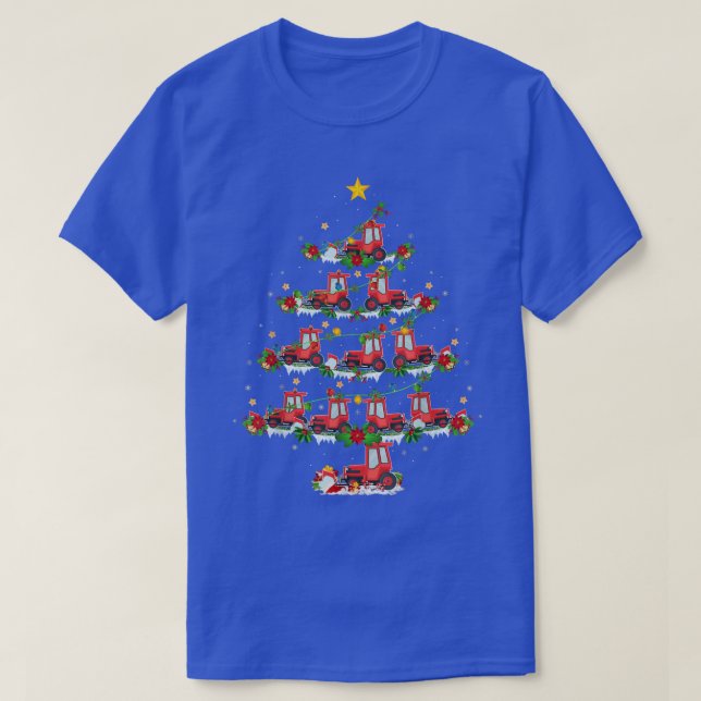 Snow Plough Lover Xmas Matching Santa Snow Plough  T-Shirt (Design Front)