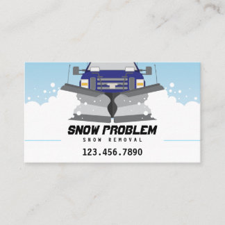 Snow Plough Service Business Card